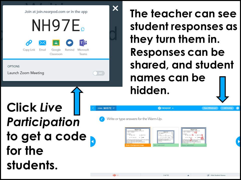 presentation view in nearpod