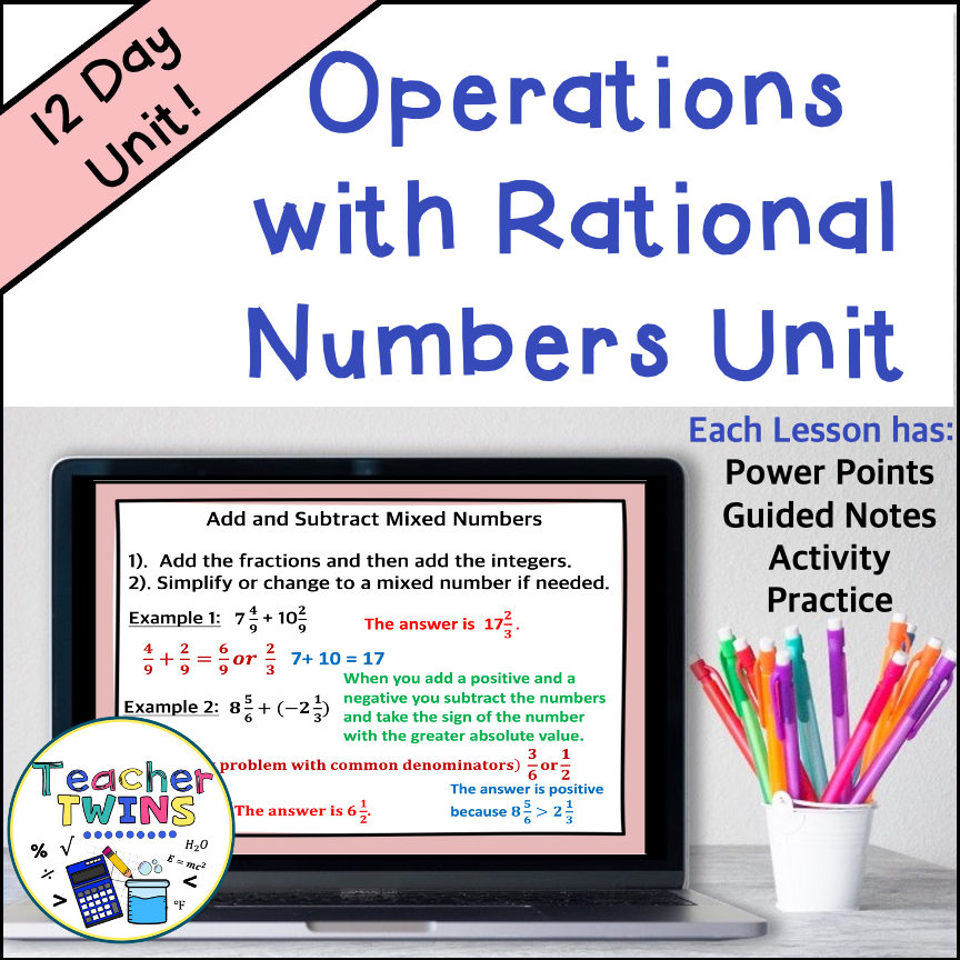 Operations with Rational Numbers Unit