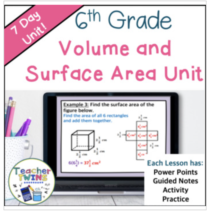 Introduction to Volume and Surface Area of Prisms and Pyramids Unit