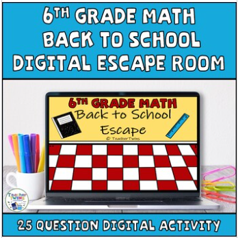 Middle School Math Back-to-School Activities