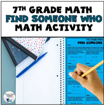 Middle School Math Back-to-School Activities