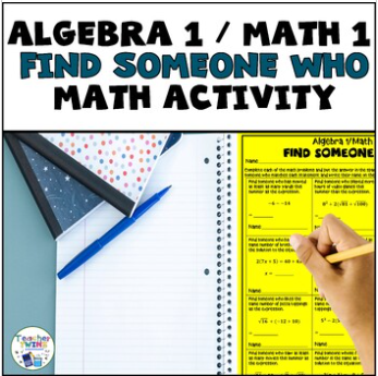 Middle School Math Back-to-School Activities
