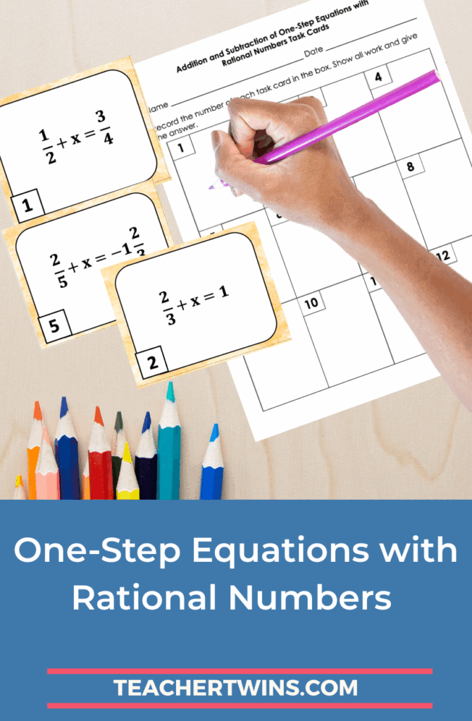 Free Equation Task Cards