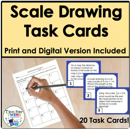 Task Cards to use for math games