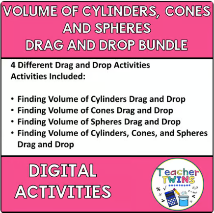 volume of cylinders, cones, and spheres