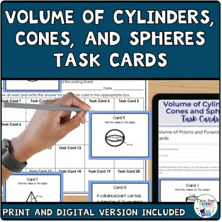 Math Task Cards to use for math games