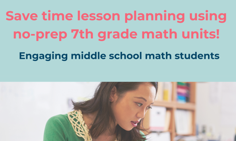 7th Grade No-Prep Math Units