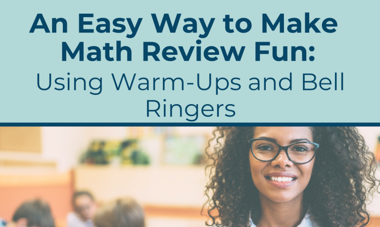 An Easy Way to Make Math Review Fun
