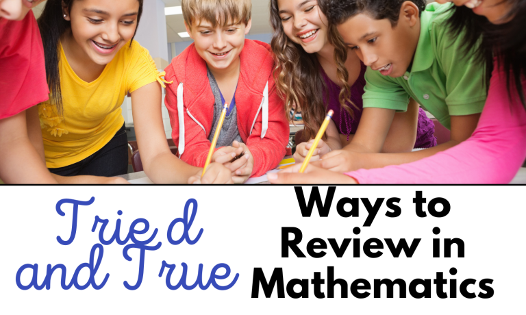 Tried and True Ways to Review in Mathematics