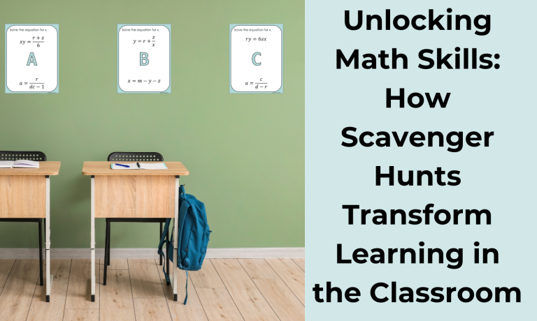 Unlocking Math Skills: How Scavenger Hunts Transform Learning in the Classroom